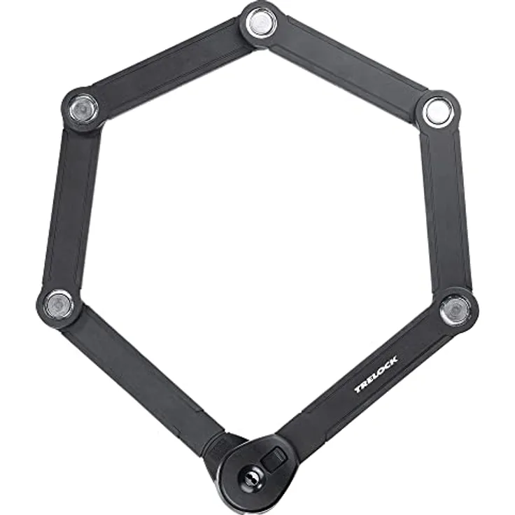 Trelock FS 580 Toro X-Press Faltschloss, Schwarz, 90cm