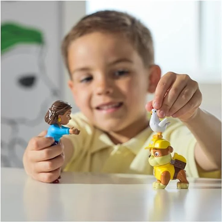 PAW PATROL Hero Pups – Actionfiguren-Set mit Rubble, Bürgermeisterin Gutherz und Henrietta Huhn, für Kinder ab 3 Jahren geeignet – Bild 4