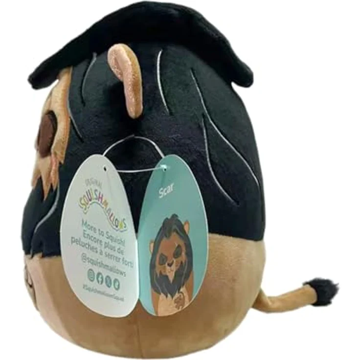 Squishmallows SQDI00550 Scar 20 cm, offizielles Jazwares Plüsch, superweiches Kuscheltier - Disney König der Löwen Plüsch, weiches Material, zum Sammeln und Spielen - Preisvergleich – Bild 3