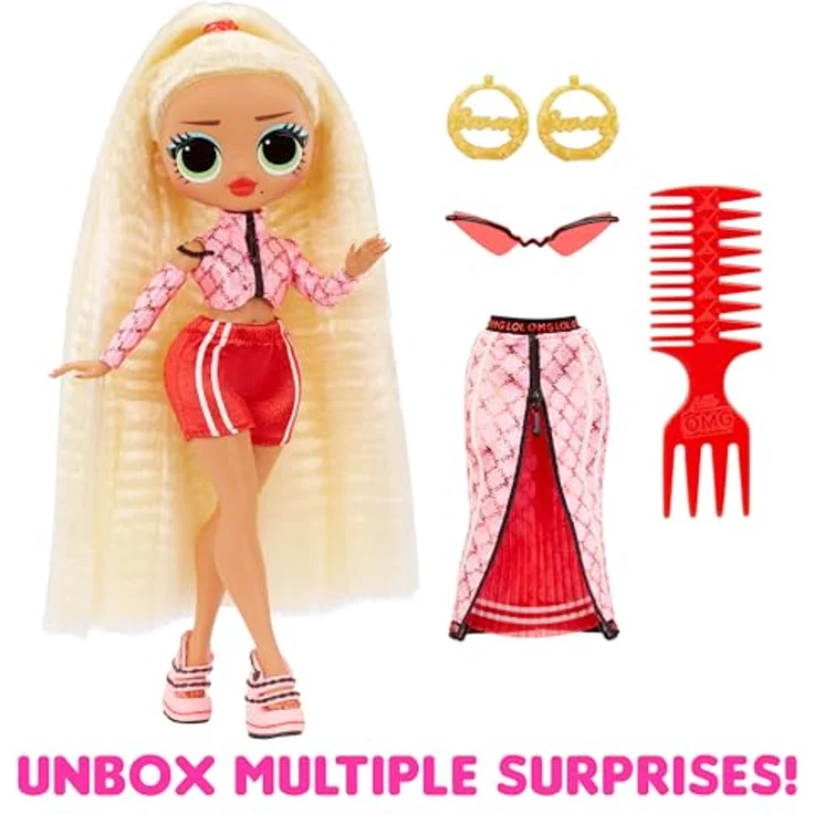 L.O.L. SURPRISE! Anziehpuppe L.O.L. Surprise OMG HoS Doll - Swag, Modepuppe mit über 15 Überraschungen, stylische Partyoutfits, Accessoires enthalten – Bild 3
