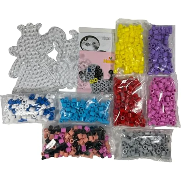 Hama Bügelperlen gigantische Geschenkpackung Maxi-Bügelperlen, 900 bunte Perlen, Kunststoff, bunt – Bild 3