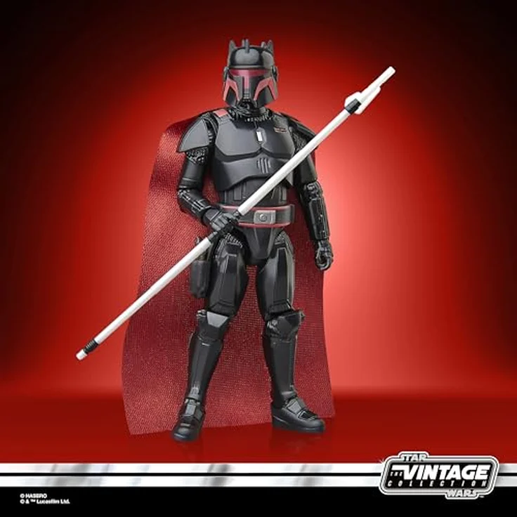 Star Wars The Vintage Collection Moff Gideon Action-Figur, Dunkeltruppler-Rüstung, 9,5 cm mit 3 Accessoires und beweglichen Gelenken – Bild 3