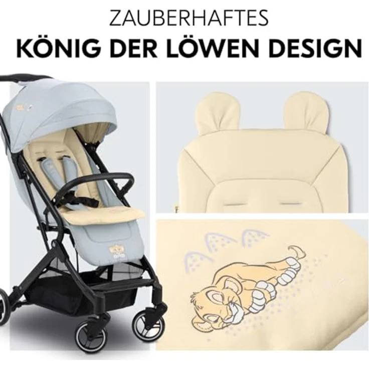 hauck Disney Universal Sitzauflage (Simba), Baumwolle, Atmungsaktiv, Weich, Einfache Befestigung – Bild 2