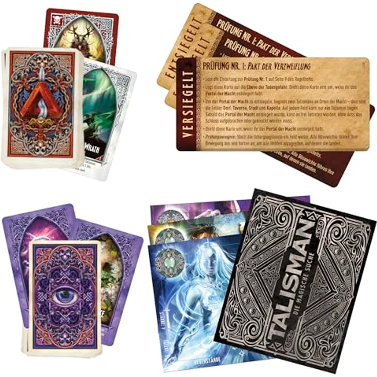 Avalon Hill Talisman ALLIANCES, Erweiterung zur 5. Edition mit kooperativem Spiel, 50 illustrated Karten, 5 geheime Figuren – Bild 3
