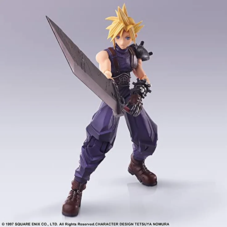 Square Enix Final Fantasy VII Bring Arts Cloud Strife Figur, 15 cm Sammelfigur, SQE36774 – Bild 3