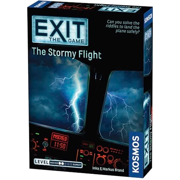 Thames & Kosmos EXIT: Der Flug im Sturm, 1-4 Spieler, ab 10 Jahren, Escape Room-Spiel – Bild 1