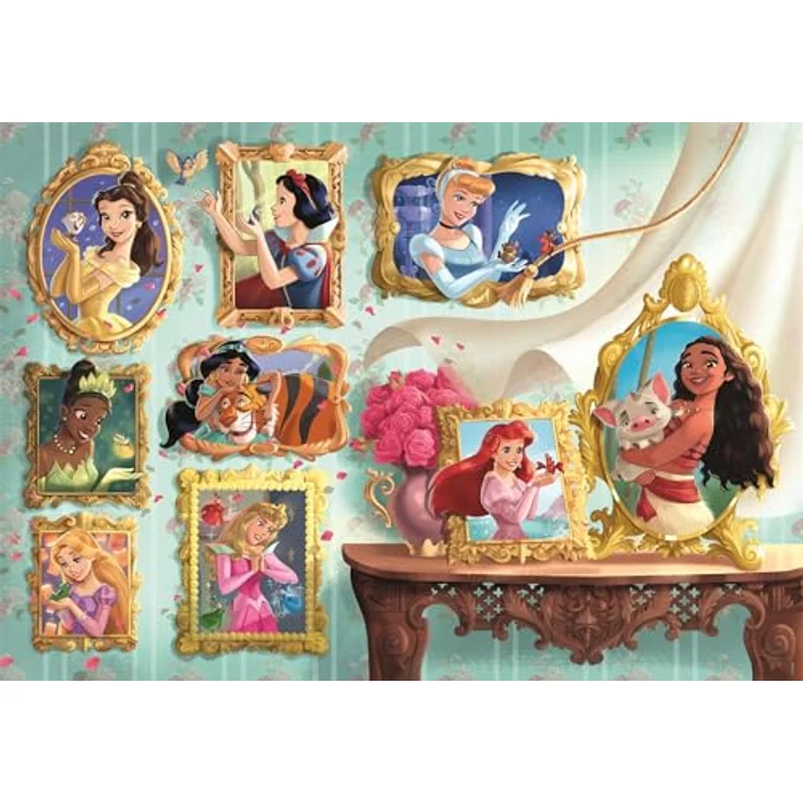 Clementoni Puzzle HQC Disney Princess, 1000 Teile 2D-Puzzle mit detailreicher Disney-Illustration – Bild 2