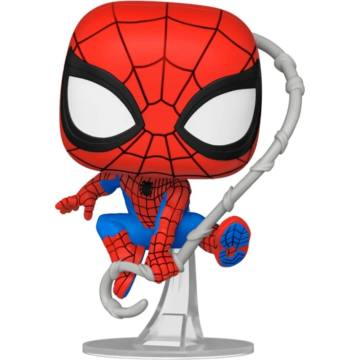 Funko Pop! Marvel: Spider-Man - Spider-man #1526, Vinylfigur ca. 9 cm in Fensterbox