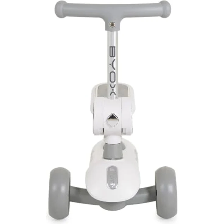 Byox Kinderroller StreetPro 2in1, Laufrad mit PU-Rollen, höhenverstellbar, Musik und Licht, grau – Bild 3