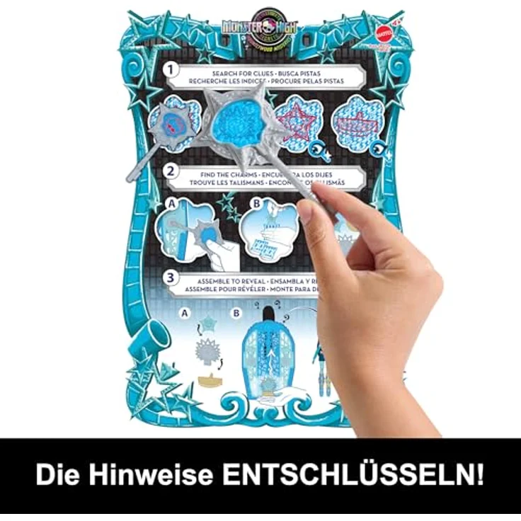 MonsterHigh™ Anziehpuppe Verborgene Schätze, Frankie, mit 19 modischen Überraschungen und Lupenschlüssel zur Schatzsuche – Bild 3