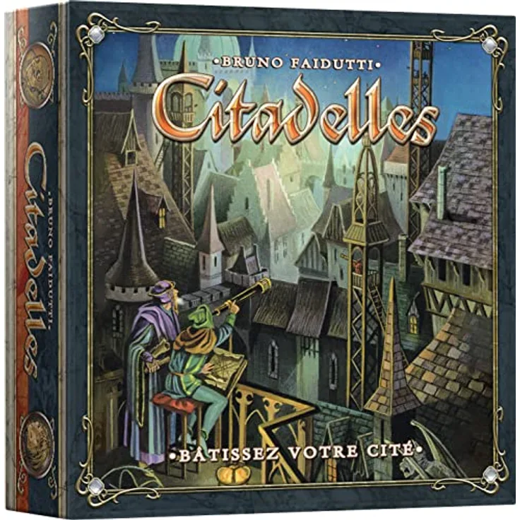Asmodee Citadelles Classic, Strategisches Gesellschaftsspiel für 2-7 Spieler ab 10 Jahren, Stadtbau- und Diplomatiespiel, Spieldauer 45 Minuten