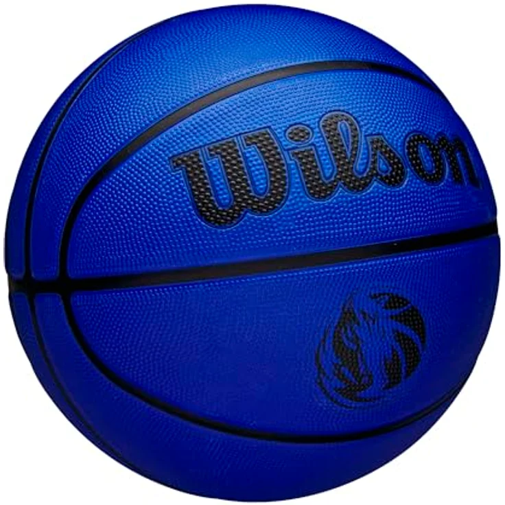 Wilson NBA Team Tribute Solid Basketball, Dallas Mavericks, drei Schichten Konstruktion mit eingearbeitetem Design – Bild 2