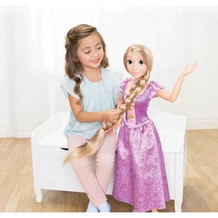 Jakks Pacific Disney Princess Rapunzel Playdate Puppe, ca. 80 cm, magische Abenteuerfigur – Bild 11