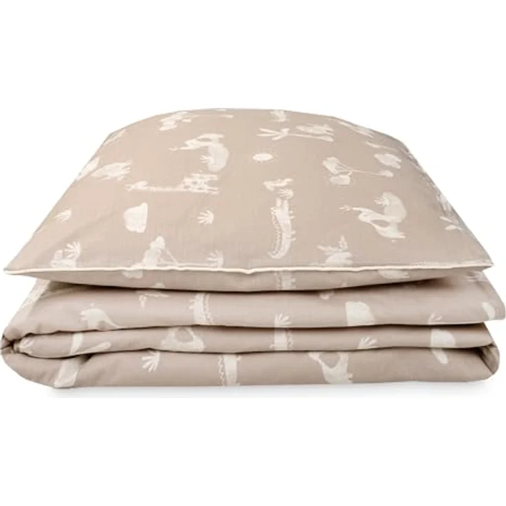 Julius Zöllner Bettwäsche Organic Jungle Dream, Kinderbettwäsche Set 100x135 cm und 40x60 cm, schadstoffgeprüft nach OEKO-TEX, hautfreundlich und atmungsaktiv – Bild 2