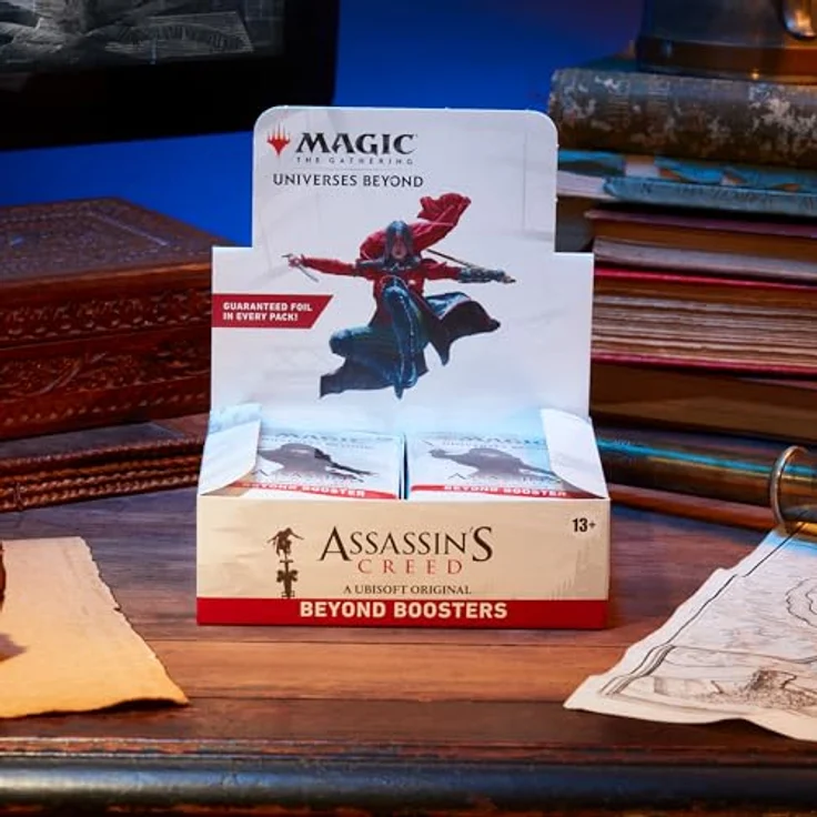 Wizards of the Coast Magic the Gathering Universes Beyond: Assassin's Creed Beyond-Booster Display (24) English, 24 Booster Packs, 7 Cards Per Pack – Bild 6