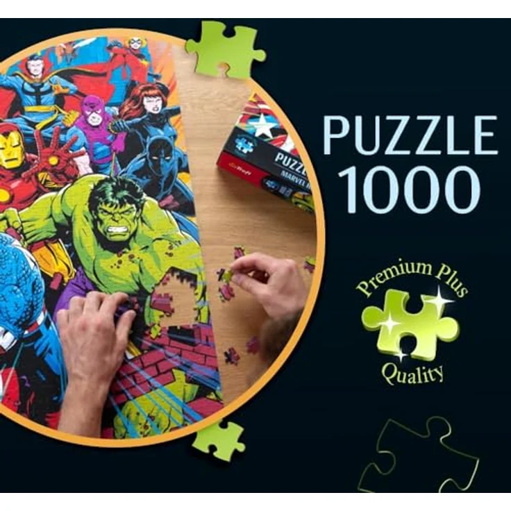 Trefl Puzzle 1000 Teile, X-Men Team, Premium Plus, FSC-zertifiziert, inklusive Poster, 683 x 480 mm – Bild 3