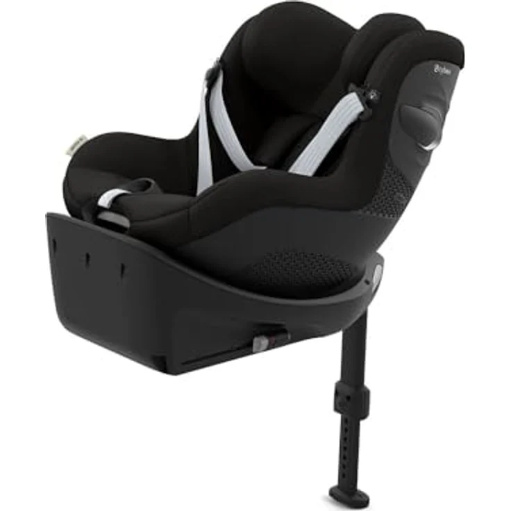 Cybex SIRONA Gi I-SIZE, Reboarder mit Neugeboreneneinlage, 360° Drehung, Magic Black – Bild 3