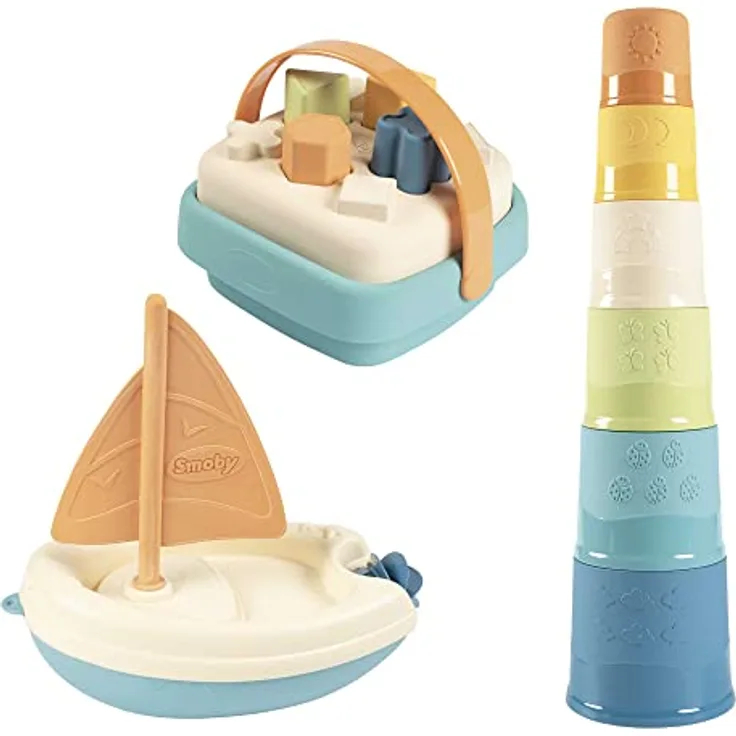 Smoby 7/140605 Eveil et Bain Set, Mehrfarbig