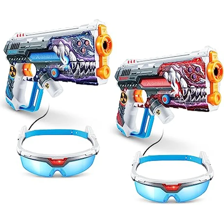 ZURU XShot - Skins Laser 360° Blaster Set, Lasertag-Erlebnis für bis zu 4 Teams, multicolor – Bild 4