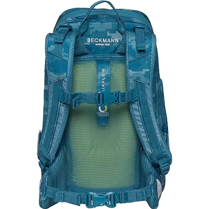 Beckmann Schulranzen-Set Active Air FLX Jungle Game, 6-teilig, Grundschule, inkl. Regenüberzug, 20-25L, Green, ergonomisch, norwegische Qualität, 4 Jahre Garantie – Bild 4
