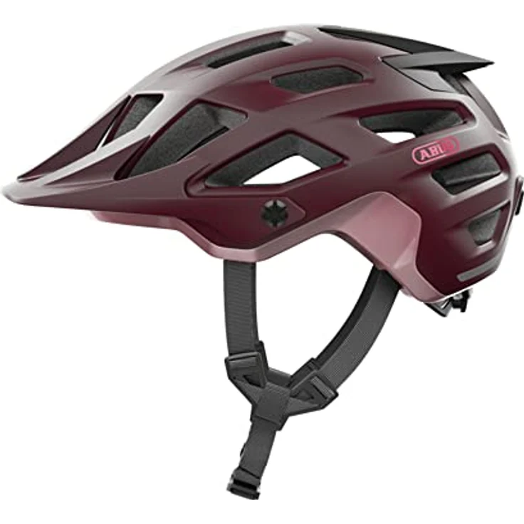 ABUS MTB-Helm Moventor 2.0 - komfortabler Fahrradhelm fürs Gelände - All-Mountain-Helm - für Damen und Herren - Dunkelrot, Größe L – Bild 1