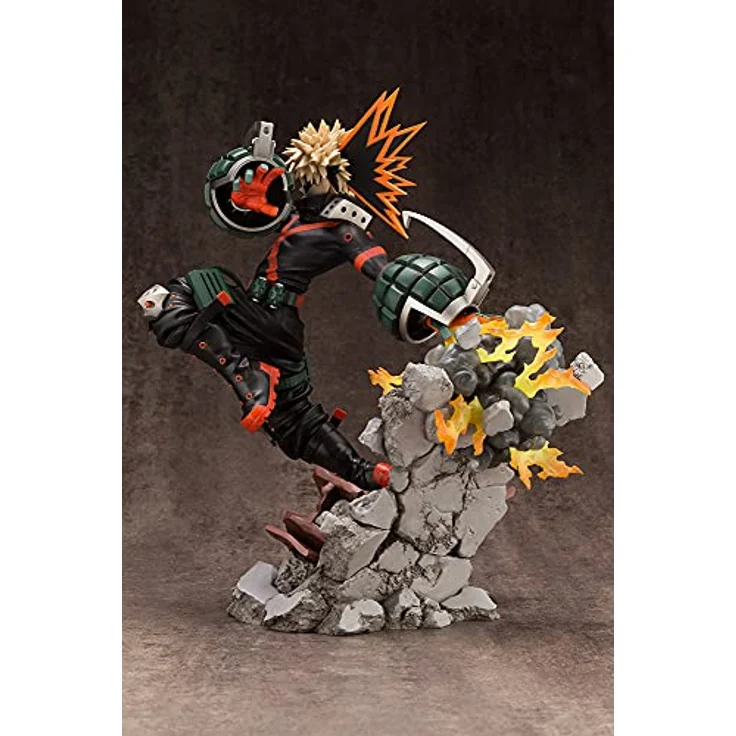 Kotobukiya My Hero Academia ARTFXJ Katsuki Bakugo Ver. 2 Bonus Edition Figur, 26 cm, PVC Statue mit Austausch-Kopf, mehrfarbig – Bild 9