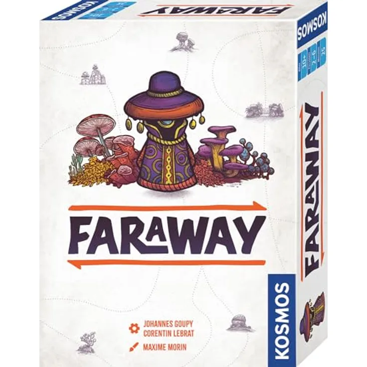 Kosmos Faraway, abenteuerliches Kartenspiel für 2-6 Spieler ab 10 Jahre