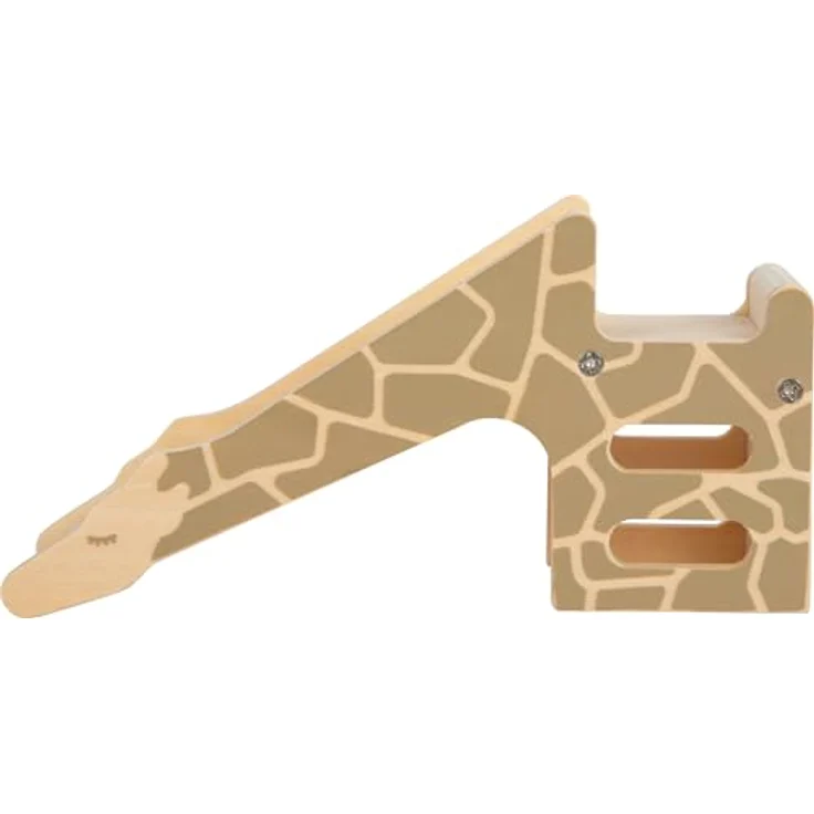 Small Foot Puppenhausmöbel Set Kinderzimmer, 12-teiliges Möbelset aus Holz mit Hochbett, Giraffen-Spielrutsche und Zubehör in Naturfarben – Bild 5