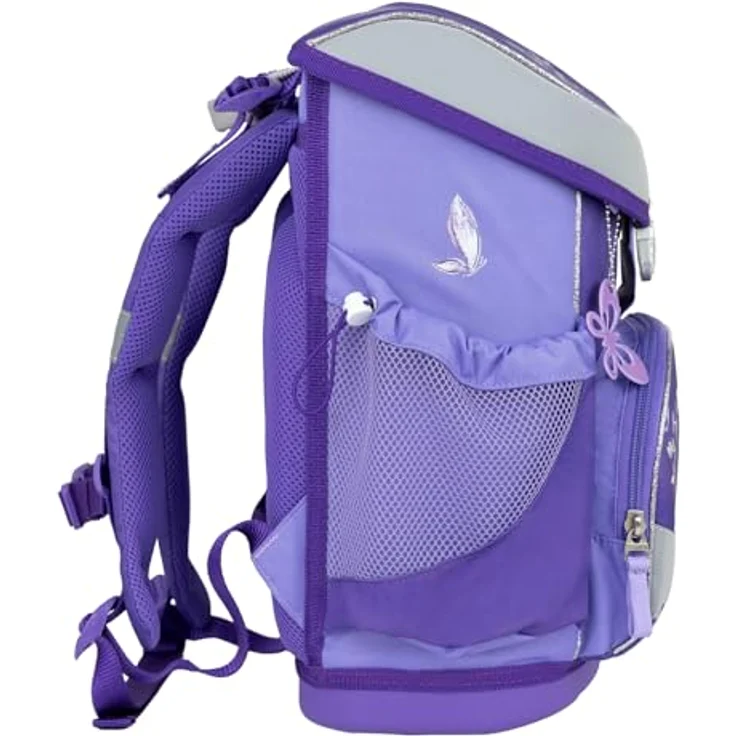 Belmil Schulranzen Mini-fit 4-teilig, Ergonomisches Schulranzen-Set mit Brustgurt, superleicht, 17 L, wasserdicht, A4-tauglich – Bild 4