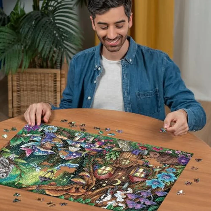 Ravensburger Puzzle 12000786 - Im Feenland - 1000 Teile Puzzle für Erwachsene und Kinder ab 14 Jahren, Fantasy-Puzzle – Bild 4