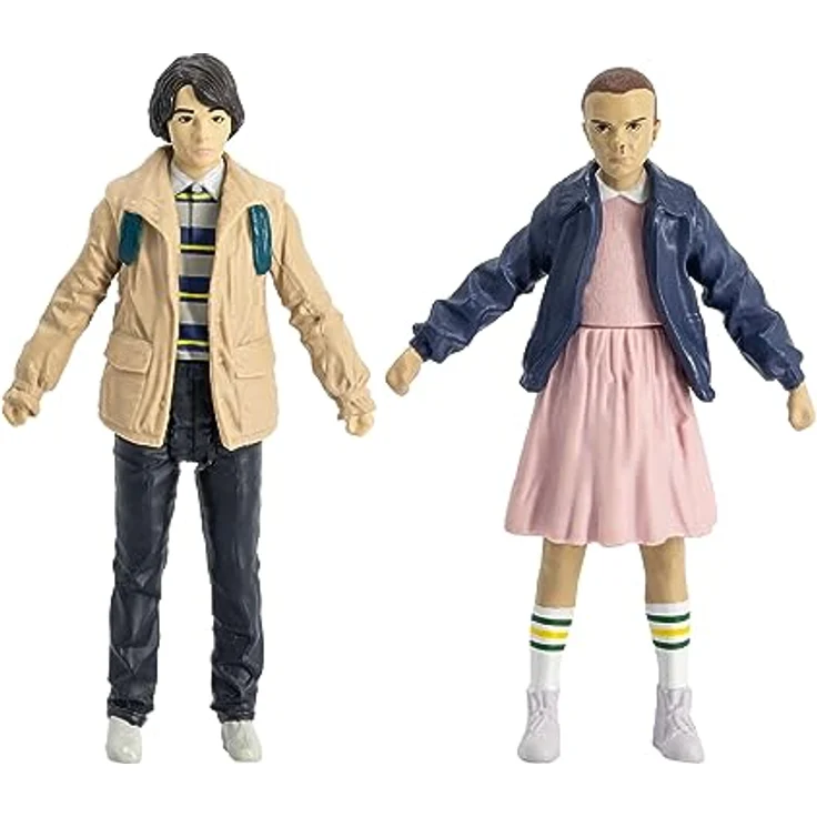 McFarlane Stranger Things, 2 detailreiche bewegliche Actionfiguren mit exklusivem Comic, ca. 8 cm, Clamshell-Verpackung – Bild 4