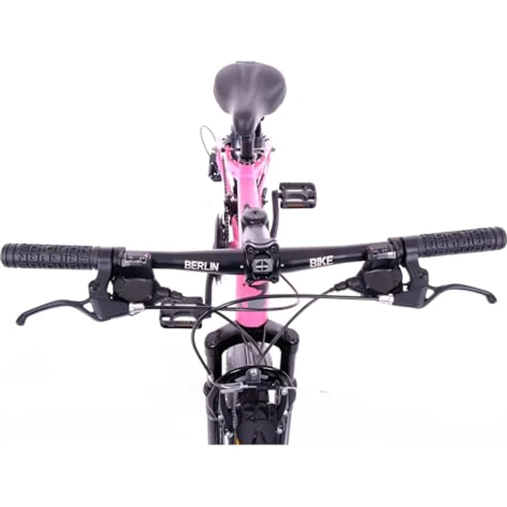 BERLIN BIKE Mountainbike MTB1 Kid: 20 Zoll Aluminiumrahmen, 21-Gang Shimano, Pink – Bild 4