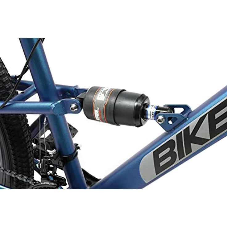 BIKESTAR Fully Mountainbike Shimano 21 Gang Schaltung, Scheibenbremse 29 Zoll Reifen | 19 Zoll Rahmen MTB Vollgefedert | Blau – Bild 5