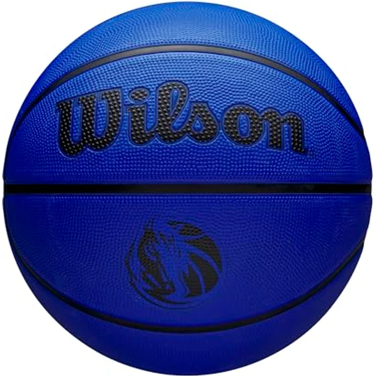 Wilson NBA Team Tribute Solid Basketball, Dallas Mavericks, drei Schichten Konstruktion mit eingearbeitetem Design – Bild 1