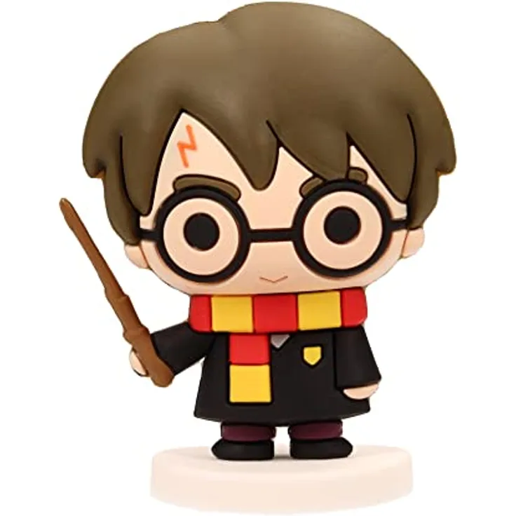 SD TOYS Harry Potter Figur, Sammelfigur aus Hartgummi, 3D-geformt, Farbe: Braun