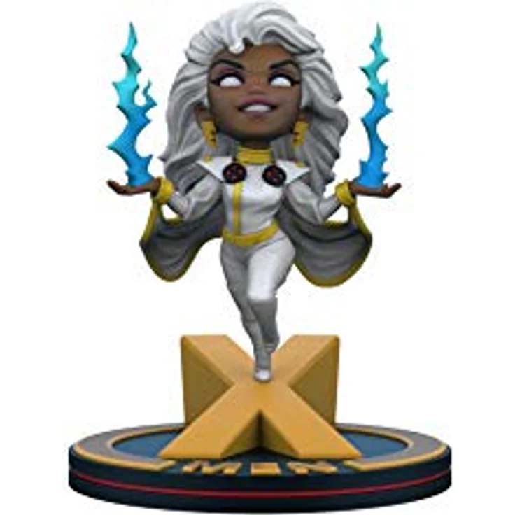 Quantum Mechanix X-Men Storm Q-Fig Diorama Figur, detailreiche Sammelfigur aus PVC, 10 cm, mehrfarbig – Bild 1