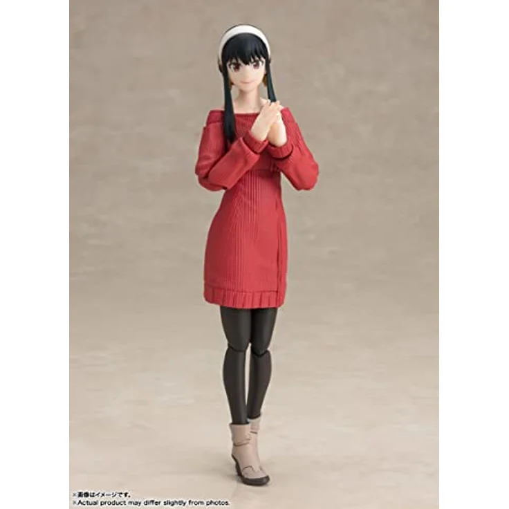Bandai Tamashii Nations S.H. Figuarts Actionfigur Yor Forger, detailgetreu, 15 cm, wechselbare Gesichtsausdrücke und Zubehörteile – Bild 2