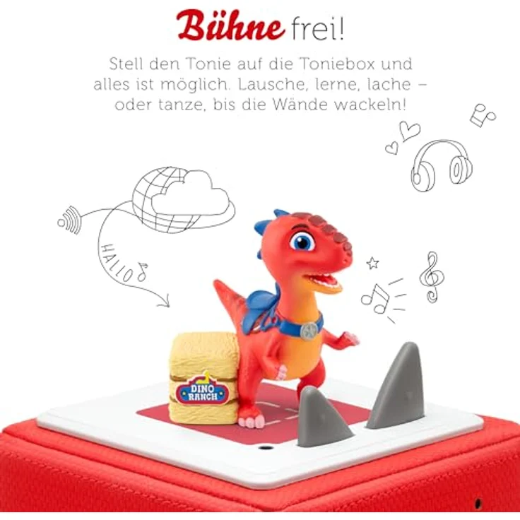 tonies Hörfiguren für Toniebox, Dino Ranch – Mächtig Ärger für Jon & 3 weitere Abenteuer, Hörspiel für Kinder ab 3 Jahren, Spielzeit ca. 56 Minuten – Bild 2