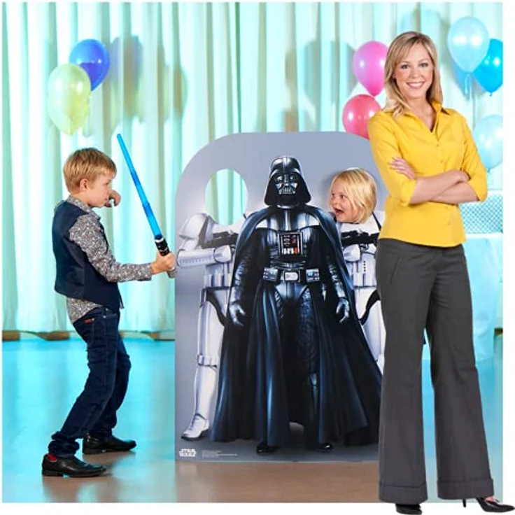 Star Wars Pappaufsteller (Stand Up / Stand In) - Darth Vader and Stormtroopers Child Size (133 cm) – Bild 3