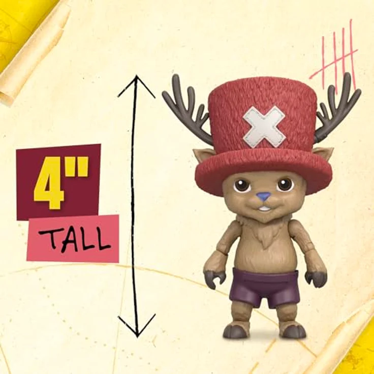 Moose Toys MS63318, Chopper Sammelfigur aus One Piece, 15 cm groß, detailreich für Sammler und kreatives Spiel – Bild 2