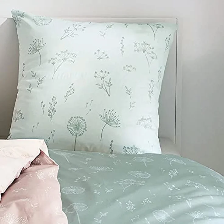 Kleine Wolke Leone Bettwäsche, Bettbezug, Cotton, Distel, 155 x 220 cm – Bild 3