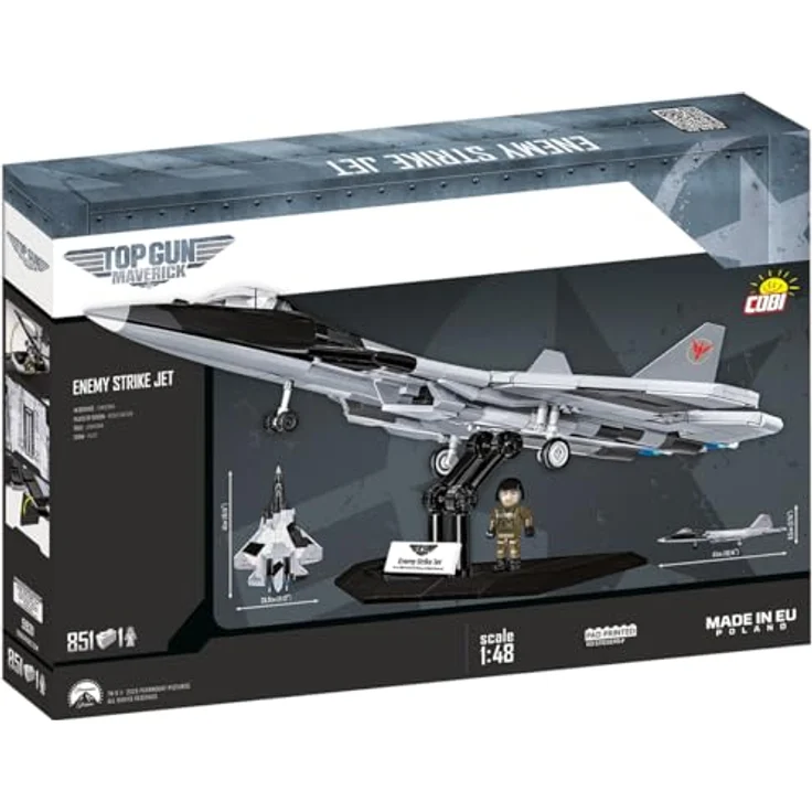 COBI Enemy Strike Jet, Modellflugzeug aus Bausteinen, made in EU – Bild 4