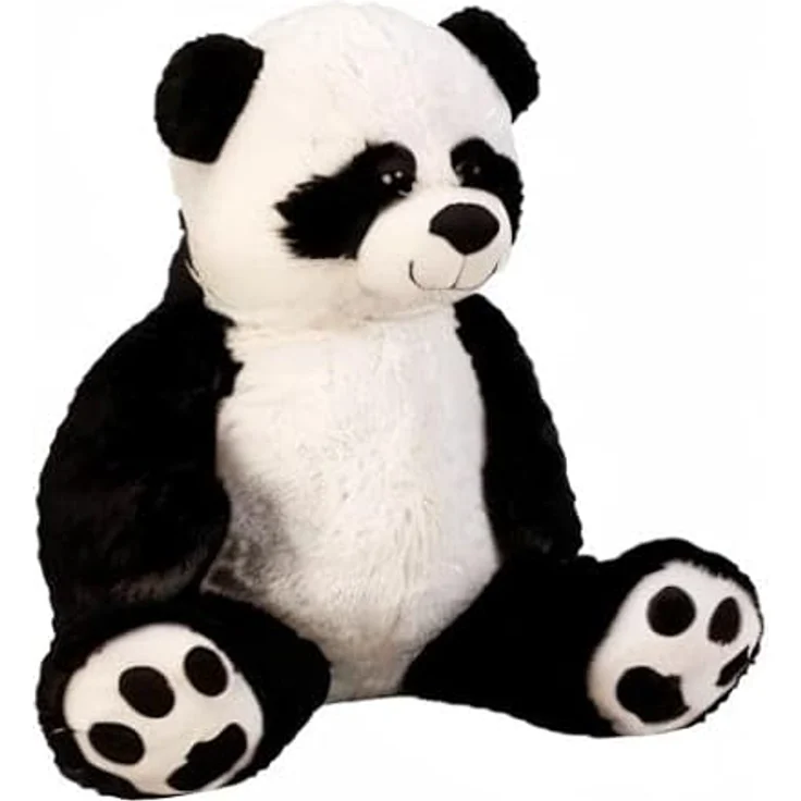 Geschenkestadl Panda Bär, 100 cm großes Kuscheltier Teddybär in Schwarz/Weiß, extrem weich und dekorativ – Bild 7