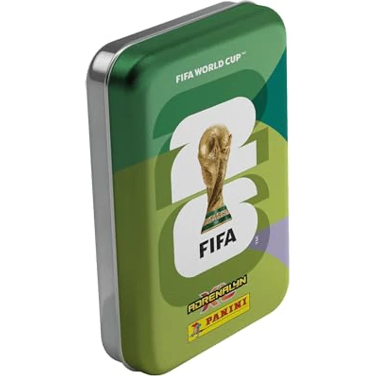 Panini FIFA World Cup 2026 Adrenalyn XL Trading Cards Pocket Tin, Metallbox mit 5 Packs und 4 limitierten Sammelkarten – Bild 9