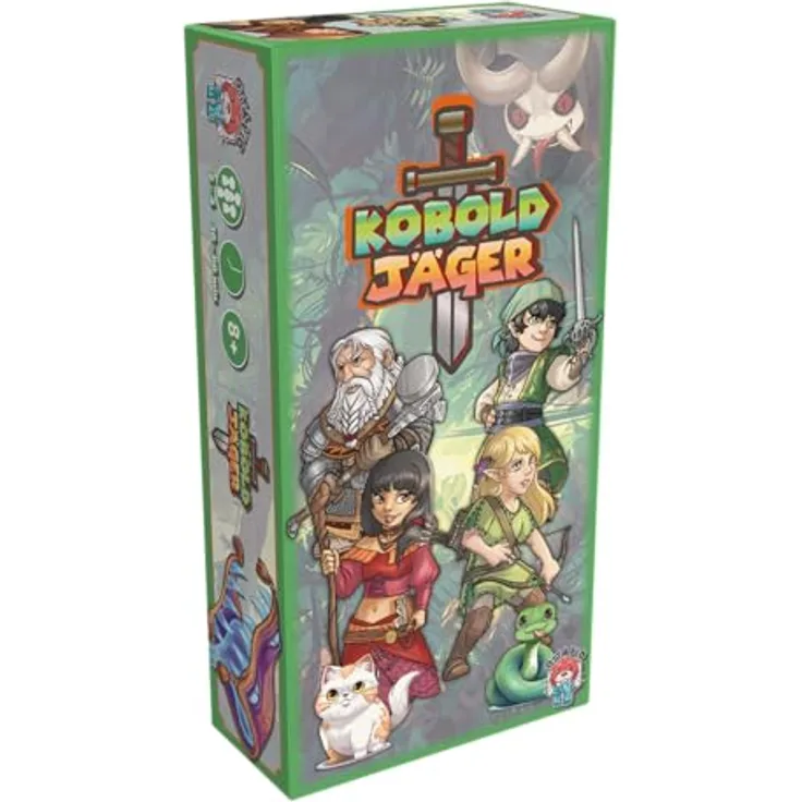 Ottavio Koboldjäger, Kooperatives Abenteuerbrettspiel für 2-4 Spieler, Ages 8+, 30-60 Minuten, Deutsch