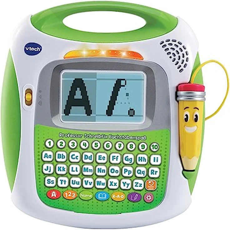 VTech Professor Schreibfix Buchstabenspaß – Schreibtafel zum Schreiben und Lesen lernen – Für Kinder von 4-8 Jahren – Bild 2