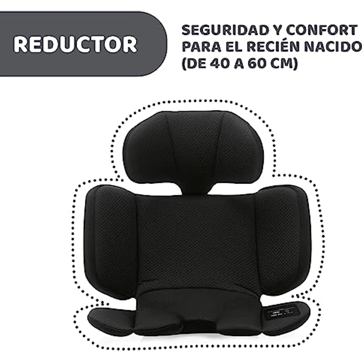 Chicco Autokindersitz UNICO EVO I-SIZE, Autositz 0-36 kg, 0-12 Jahre, Isofix, Rotationssystem, grau – Bild 7