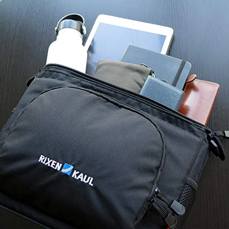 KLICKfix Lenkertasche Allegra schwarz Größe 22x14x33cm 5l mit Klickfix-Adapter – Bild 4