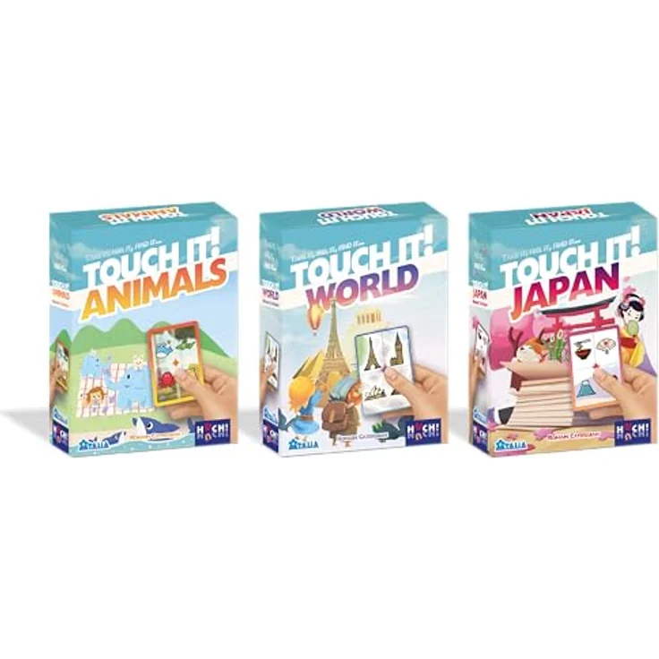 HUCH! Touch it - Animals Kartenspiel, ab 6 Jahren, flexible Gestaltung, hochwertige Material, Zubehör – Bild 5