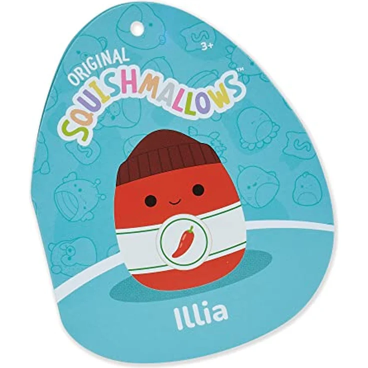 Squishmallows SQCR04132 - Illian die Sriracha 30 cm, offizielles Kelly Toys Plüsch, superweiches Kuscheltier – Bild 5
